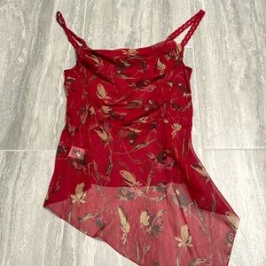 BCBG Maxazaria 100% Silk Sleeveless Blouse XS